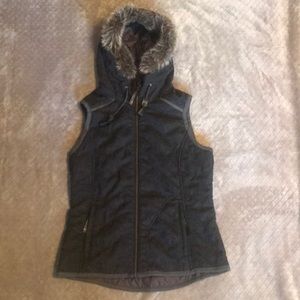 Prana Black Heather Calla Vest Size Small